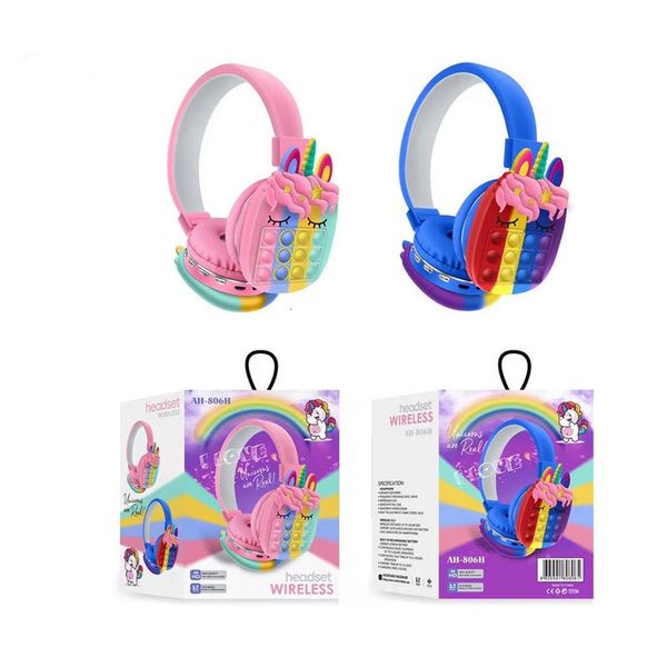 2021 pop headset its bubble rainbow bluetooth stereo phone earphones decompression creative antistress wireless headphone fidget kid toy
2021 pop headset its bubble rainbow bluetooth stereo phone earphones decompression creative antistress wireless headphone fidget kid toy