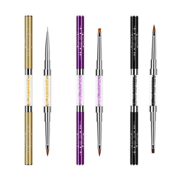 nail brushes double end brush painting drawing lines pen 3d tips diy uv gel flowers design art books salon manicure tools 1pcs, Yellow
nail brushes double end brush painting drawing lines pen 3d tips diy uv gel flowers design art books salon manicure tools 1pcs, Yellow