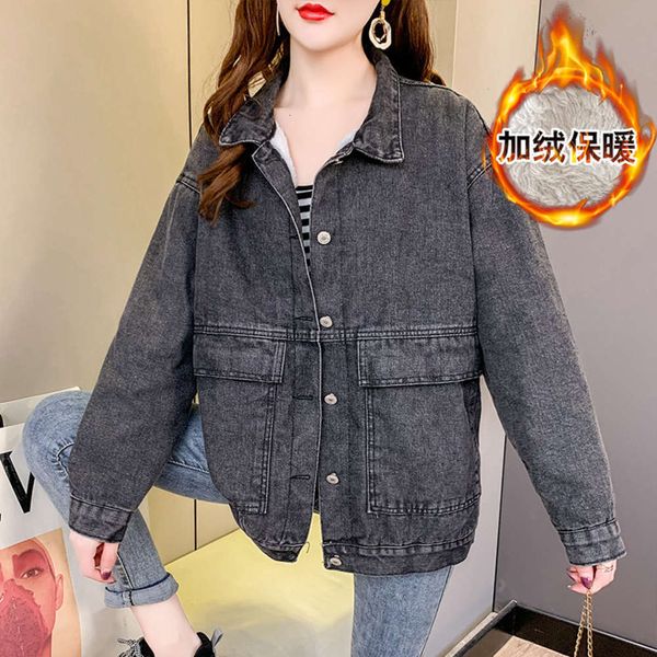 cool new loose korean bf long black sleeve denim women's versatile jacket in spring and autumn 2020, Black;brown
cool new loose korean bf long black sleeve denim women's versatile jacket in spring and autumn 2020, Black;brown