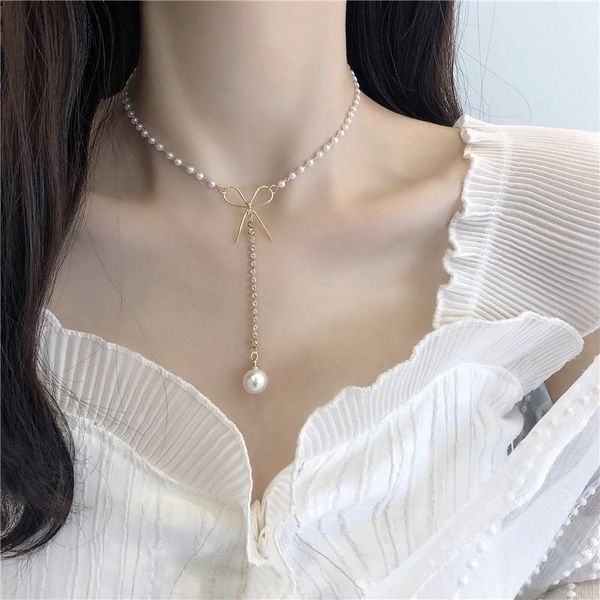 chokers drop choker necklace fashion all match bowknot clavicle chain jewelry fake pearl sweet, Golden;silver
chokers drop choker necklace fashion all match bowknot clavicle chain jewelry fake pearl sweet, Golden;silver