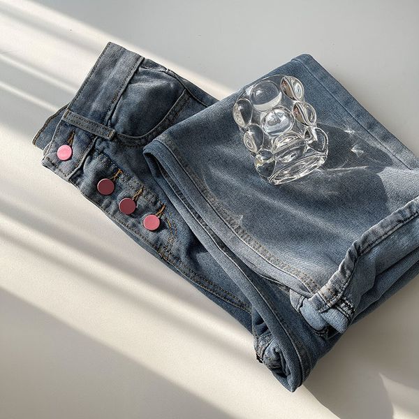 new 2021 spring casual women wide leh jeans pink button high waist vintage loose denim pants bg6h, Blue
new 2021 spring casual women wide leh jeans pink button high waist vintage loose denim pants bg6h, Blue