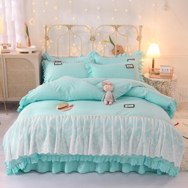 bedding sets fruit green 4pcs princess skirt bedspread skin-friendly cotton girl heart lace duvet cover set king size comforter
bedding sets fruit green 4pcs princess skirt bedspread skin-friendly cotton girl heart lace duvet cover set king size comforter
