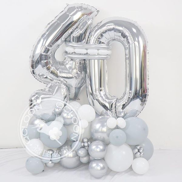 party decoration 47pcs silver birthday balloon set 32inch foil number balloons 18 20 30 40 50 60 70 years old decor supplies
party decoration 47pcs silver birthday balloon set 32inch foil number balloons 18 20 30 40 50 60 70 years old decor supplies