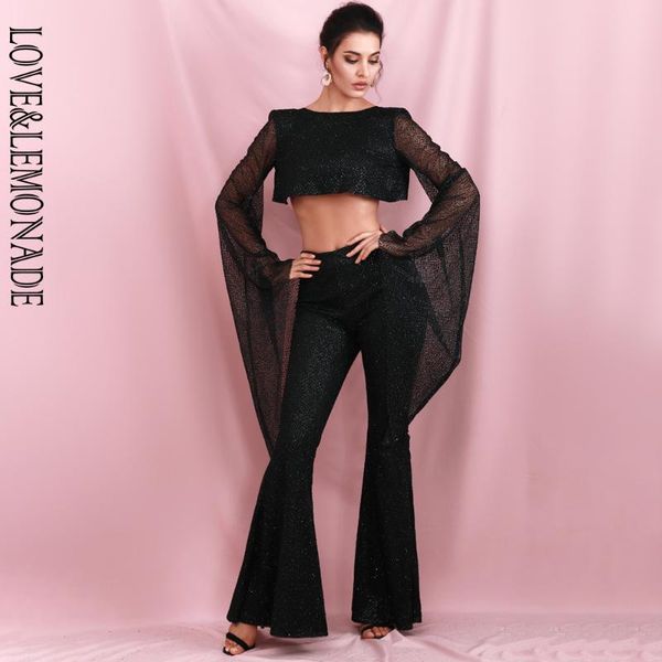 women's jumpsuits & rompers love&lemonade rose gold cut out open back trumpet shape glitter glue bead material long sleeve jumpsuit lm8, Black;white
women's jumpsuits & rompers love&lemonade rose gold cut out open back trumpet shape glitter glue bead material long sleeve jumpsuit lm8, Black;white