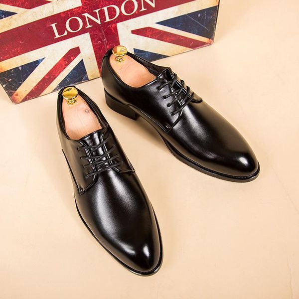 dress shoes 2021 men formal lace-up microfiber pointed toe basic leather luxury shoe spato social meeting office footwear, Black
dress shoes 2021 men formal lace-up microfiber pointed toe basic leather luxury shoe spato social meeting office footwear, Black