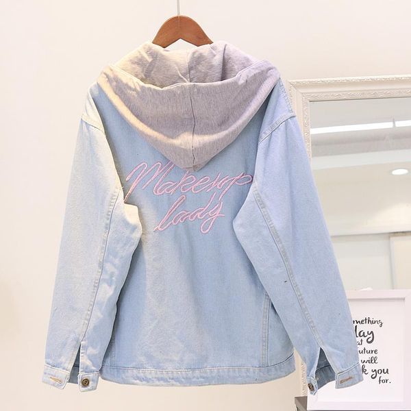women's jackets winter shorts hoody basic for jeans jacket women denim coat loose fit casual, Black;brown
women's jackets winter shorts hoody basic for jeans jacket women denim coat loose fit casual, Black;brown