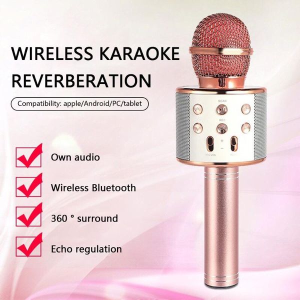 microphones bluetooth karaoke microphone wireless professiona speaker handheld microfone player singing recorder mic ws858
microphones bluetooth karaoke microphone wireless professiona speaker handheld microfone player singing recorder mic ws858