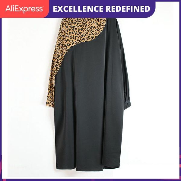 casual dresses europe style leopard print stitching irregular dress women long sleeve loose plus size chiffon for wj1018, Black;gray
casual dresses europe style leopard print stitching irregular dress women long sleeve loose plus size chiffon for wj1018, Black;gray