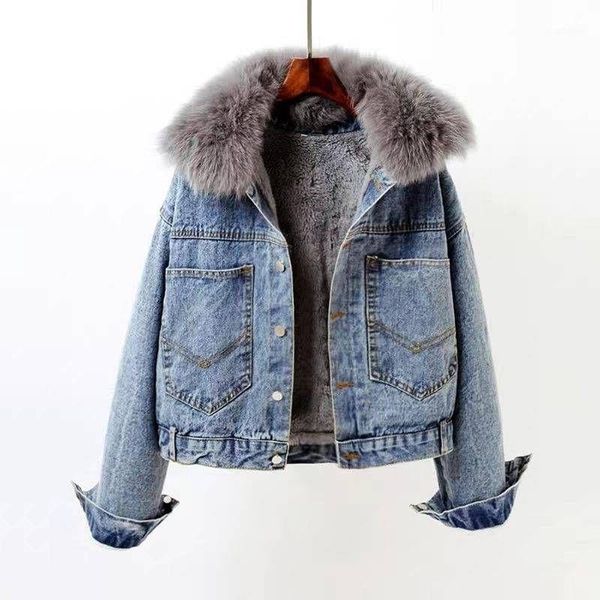 women's down & parkas peiqilp winter coat women plus size thick velvet faux fur collar parka loose short denim jacket female pqlp01, Black
women's down & parkas peiqilp winter coat women plus size thick velvet faux fur collar parka loose short denim jacket female pqlp01, Black