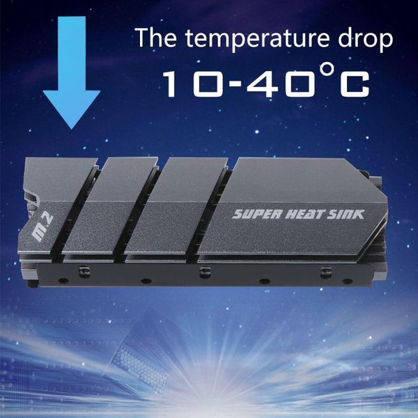 fans & coolings 1set m.2 ssd nvme n-g-f-f heat sink aluminum heatsink with thermal pad for m2 2280 hard disk deskpc cooler
fans & coolings 1set m.2 ssd nvme n-g-f-f heat sink aluminum heatsink with thermal pad for m2 2280 hard disk deskpc cooler
