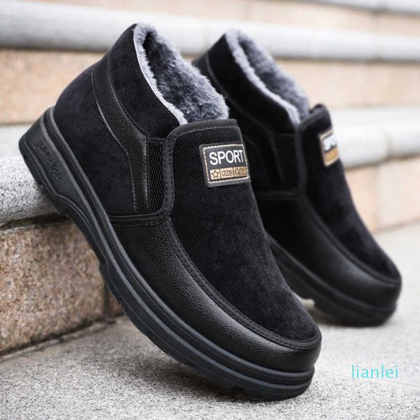 winter man shoes snow boots fur high plush men's footwear warm ankle boots soft comfortable male casual shoes g0910, Black
winter man shoes snow boots fur high plush men's footwear warm ankle boots soft comfortable male casual shoes g0910, Black