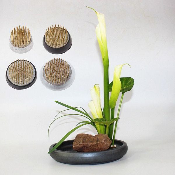 party decoration round ikebana kenzan flower frog with rubber gasket art fixed arranging tools
party decoration round ikebana kenzan flower frog with rubber gasket art fixed arranging tools