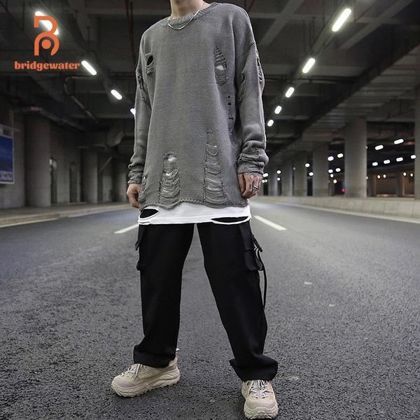men's sweaters ripped hole irregular asymmetrical men women knitted pullovers jumper oversized streetwear hip hop fashion, White;black
men's sweaters ripped hole irregular asymmetrical men women knitted pullovers jumper oversized streetwear hip hop fashion, White;black