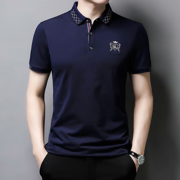 korean short-sleeved men's polo shirt 2021 summer new loose casual fashion brand pure color embroidery polo men's lapel half sleev, White;black
korean short-sleeved men's polo shirt 2021 summer new loose casual fashion brand pure color embroidery polo men's lapel half sleev, White;black