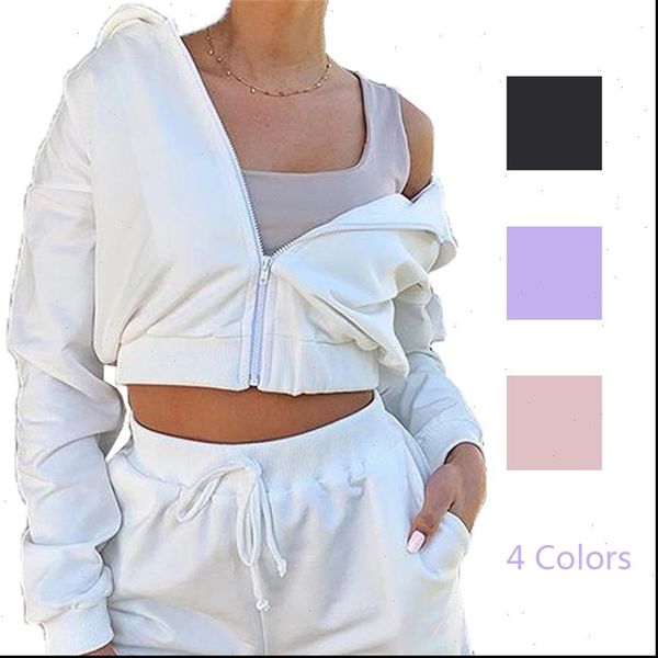 women 2pcs set long sleeve zipper crop fitness shorts run gym sports clothes suit sweatsuit summer outfit tracksuits, Gray
women 2pcs set long sleeve zipper crop fitness shorts run gym sports clothes suit sweatsuit summer outfit tracksuits, Gray