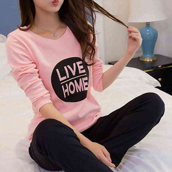 pajamas home clothes letters print womens sleepwears long sleeve nightwear set big size pants pajama femme, Black;red
pajamas home clothes letters print womens sleepwears long sleeve nightwear set big size pants pajama femme, Black;red