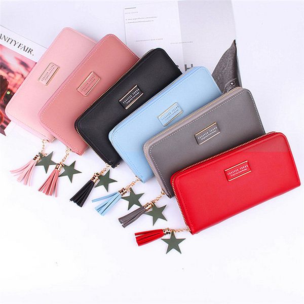 women long clutch wallet large capacity women's portfolios telephone pocket card holder carteras, Red;black
women long clutch wallet large capacity women's portfolios telephone pocket card holder carteras, Red;black