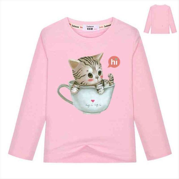 kawaii meow cat kitten girls t shirt spring 100% cotton long sleeve pink teacup for baby, Blue
kawaii meow cat kitten girls t shirt spring 100% cotton long sleeve pink teacup for baby, Blue