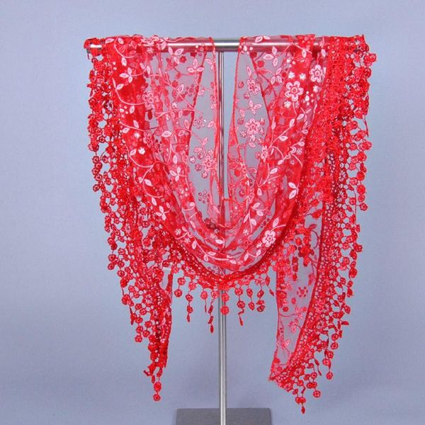 women fashion triangle wrap lady shawl flower lace scarf female baby tassel shawls scarves spring summer shawl, Blue;gray
women fashion triangle wrap lady shawl flower lace scarf female baby tassel shawls scarves spring summer shawl, Blue;gray