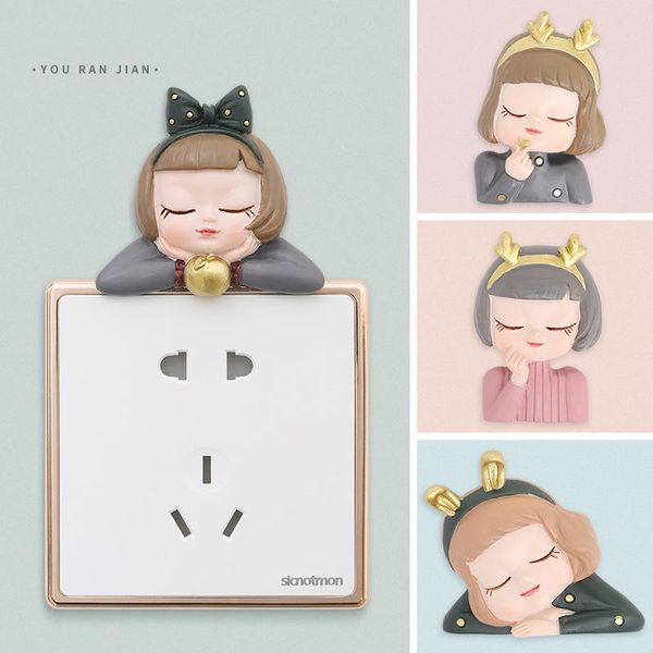 wall stickers cartoon cute little girl switch decoration creative room 3d semi-dimensional socket home accessories
wall stickers cartoon cute little girl switch decoration creative room 3d semi-dimensional socket home accessories