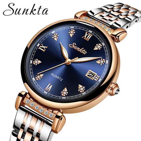 wristwatches sunkta simple women watches fashion casual full steel elegant quartz watch relogio feminino+box, Slivery;brown
wristwatches sunkta simple women watches fashion casual full steel elegant quartz watch relogio feminino+box, Slivery;brown