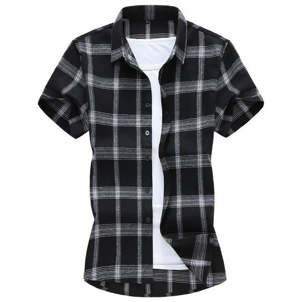7xl 6xl white and black plaid shirt men shirts 2021 new summer fashion chemise homme mens checkered shirts short sleeve shirt, White;black
7xl 6xl white and black plaid shirt men shirts 2021 new summer fashion chemise homme mens checkered shirts short sleeve shirt, White;black