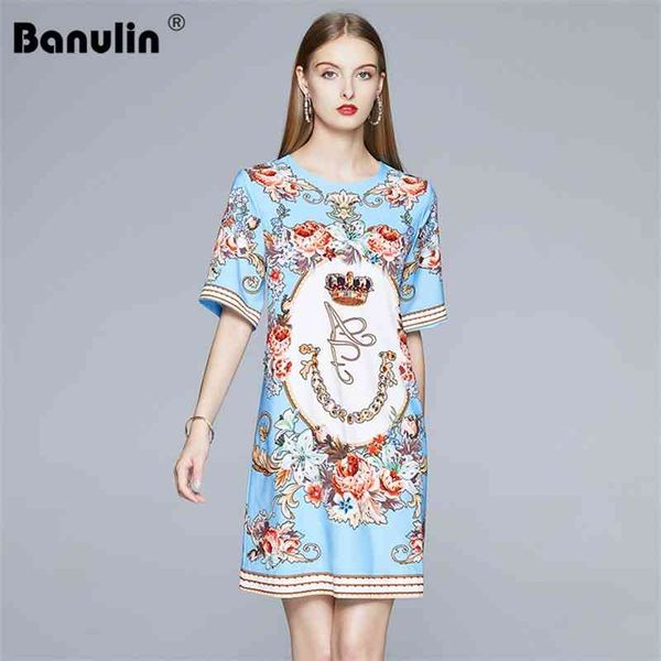 banulin fashion runway summer mini dress women short sleeve chic flower print vintage loose ladies holiday dresses 210603, Black;gray
banulin fashion runway summer mini dress women short sleeve chic flower print vintage loose ladies holiday dresses 210603, Black;gray