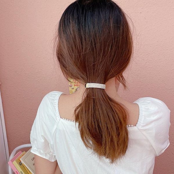 hair accessories type of curling artifact ~ alloy hairpin exquisite inlaid drill water horsetail buckle spring clip, Slivery;white
hair accessories type of curling artifact ~ alloy hairpin exquisite inlaid drill water horsetail buckle spring clip, Slivery;white