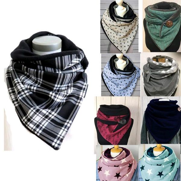 scarves classic plaid stripe star printing scarf women winter warm vintage female retro multi-purpose shawl face covering, Blue;gray
scarves classic plaid stripe star printing scarf women winter warm vintage female retro multi-purpose shawl face covering, Blue;gray