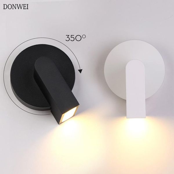 wall lamp 7w led 350 degrees adjustable rotating light creative bedroom modern indoor corridor spot
wall lamp 7w led 350 degrees adjustable rotating light creative bedroom modern indoor corridor spot