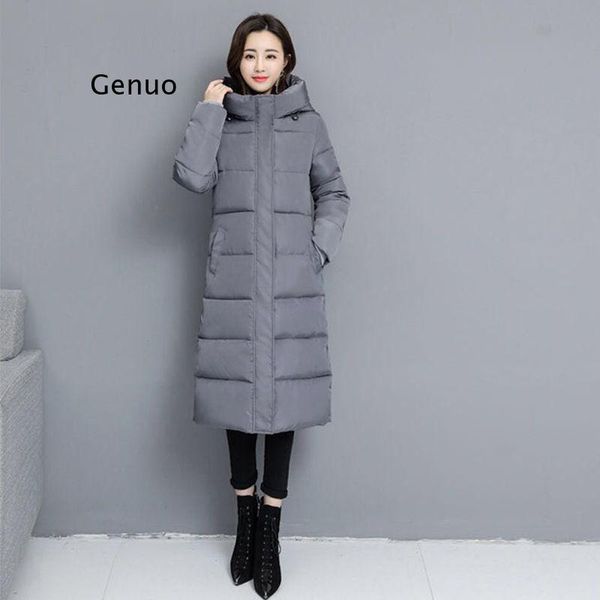women's down & parkas woman jacket coat cotton-padded overknee plus size veste femme, Black
women's down & parkas woman jacket coat cotton-padded overknee plus size veste femme, Black