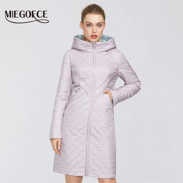 miegofce designer womens cotton jacket with zipper and mid-length resistant hooded collar female raincoat windproof 210923, Black
miegofce designer womens cotton jacket with zipper and mid-length resistant hooded collar female raincoat windproof 210923, Black