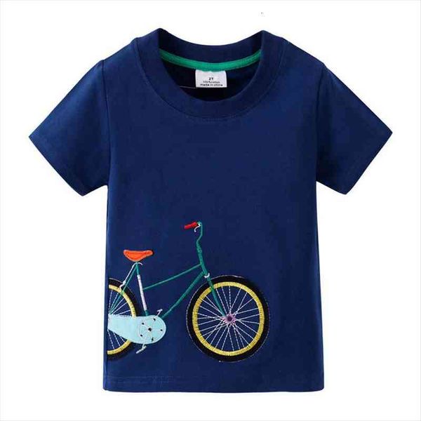 jumping meters summer bike embroidery fashion boys t shirts cotton childrens clothes short sleeve kids tees, Blue
jumping meters summer bike embroidery fashion boys t shirts cotton childrens clothes short sleeve kids tees, Blue