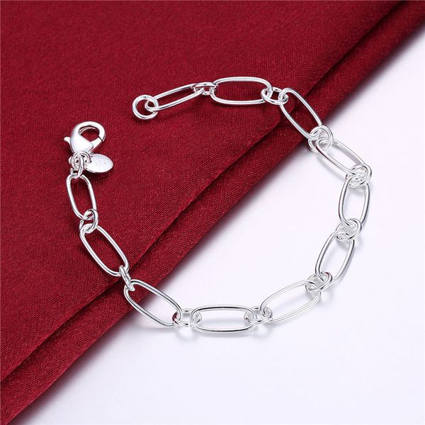 million words 925 silver plate bracelets size 20.5cm*0.6cm dmsb194,sterling silver plated bracelet jewelry link, chain, Black
million words 925 silver plate bracelets size 20.5cm*0.6cm dmsb194,sterling silver plated bracelet jewelry link, chain, Black