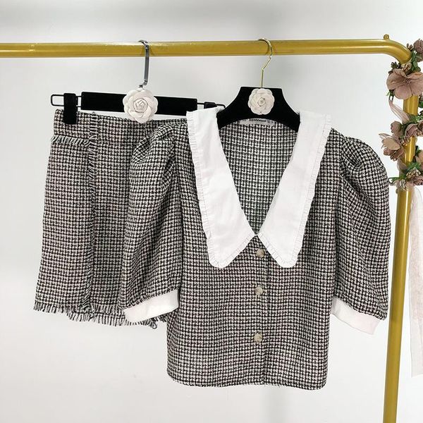 two piece dress 2021 spring temperament color matching slim short jacket + high waist shorts two-piece suit women, White
two piece dress 2021 spring temperament color matching slim short jacket + high waist shorts two-piece suit women, White