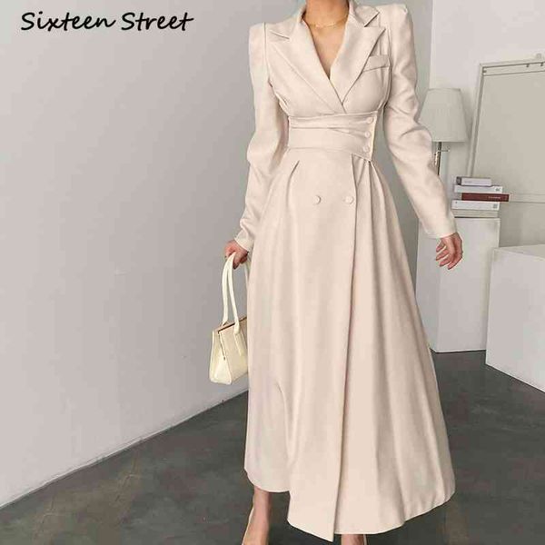 women's high waist double button long sve drs, korean fashion, slotted, retro, y2k, Black;gray
women's high waist double button long sve drs, korean fashion, slotted, retro, y2k, Black;gray