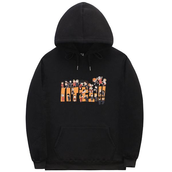 2021 new anime haikyuu volleyball juvenile hoodies sweatshirt men cartoon hoodie japanese streetwear naruto coat harajuku w9m1, Black
2021 new anime haikyuu volleyball juvenile hoodies sweatshirt men cartoon hoodie japanese streetwear naruto coat harajuku w9m1, Black