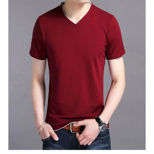 men's t-shirts 2021 summer selling men v neck t shirt cotton short sleeve casual slim classic brand shirts, White;black
men's t-shirts 2021 summer selling men v neck t shirt cotton short sleeve casual slim classic brand shirts, White;black