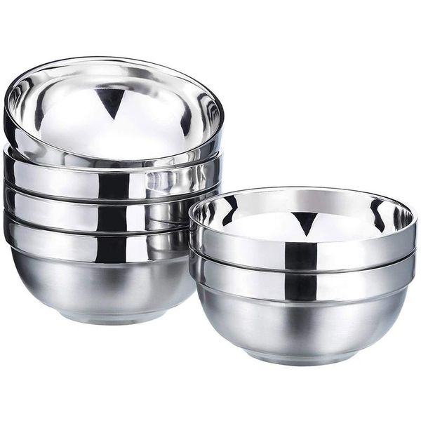 bowls 13oz stainless steel double-walled insulated snack ice cream rice multipurpose and easy to clean set of 6
bowls 13oz stainless steel double-walled insulated snack ice cream rice multipurpose and easy to clean set of 6