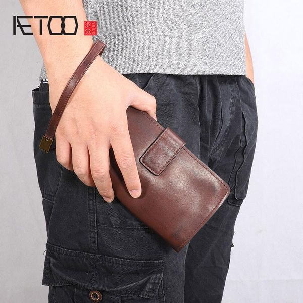 aetoo retro layer cowhide mobile phone bag, leather long wallet, fashionable men's and women's wallets, Red;black
aetoo retro layer cowhide mobile phone bag, leather long wallet, fashionable men's and women's wallets, Red;black