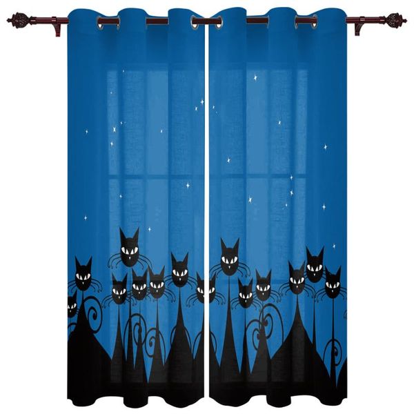 translucent curtains black cat starry sky cartoon valance window curtains living room bedroom
translucent curtains black cat starry sky cartoon valance window curtains living room bedroom