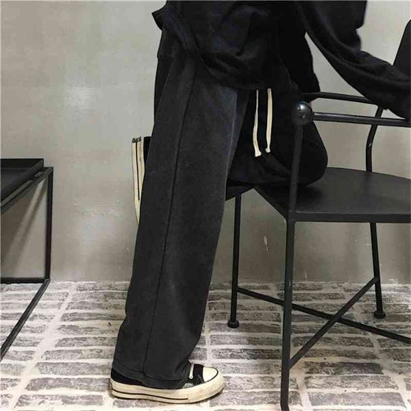 South Korean version Harajuku versatile straight with loose drop wide leg casual pants for men and women, Black
South Korean version Harajuku versatile straight with loose drop wide leg casual pants for men and women, Black