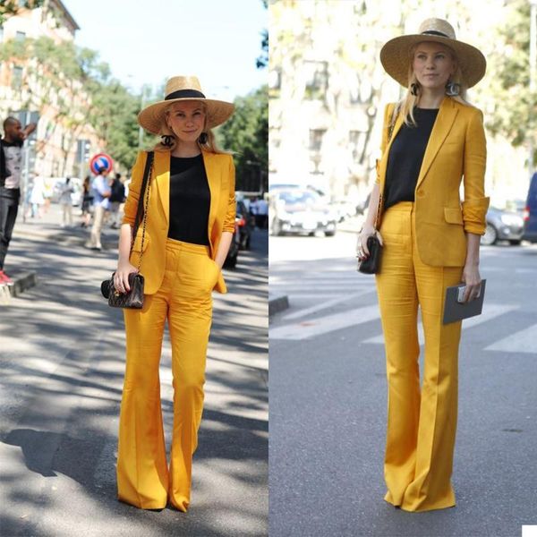 women's two piece pants slim fit women tuxedos suits custom made peaked lapel one button 2 pieces set flare streetwear retro blazer, White
women's two piece pants slim fit women tuxedos suits custom made peaked lapel one button 2 pieces set flare streetwear retro blazer, White