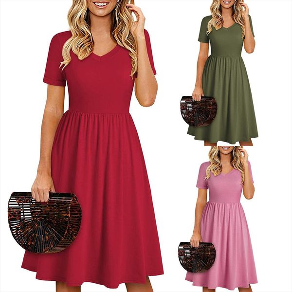 summer seaside sling sleeveless women dress v neck solid color casual bow mid calf daily, Black;gray
summer seaside sling sleeveless women dress v neck solid color casual bow mid calf daily, Black;gray