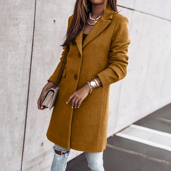 women's wool & blends 2021 overcoat women winter coat trench jacket ladies warm slim female long plus size outwear temperament, Black
women's wool & blends 2021 overcoat women winter coat trench jacket ladies warm slim female long plus size outwear temperament, Black