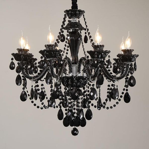 chandeliers black gothic crystal chandelier retro lamp for living room dining modern el nordic villa lighting
chandeliers black gothic crystal chandelier retro lamp for living room dining modern el nordic villa lighting