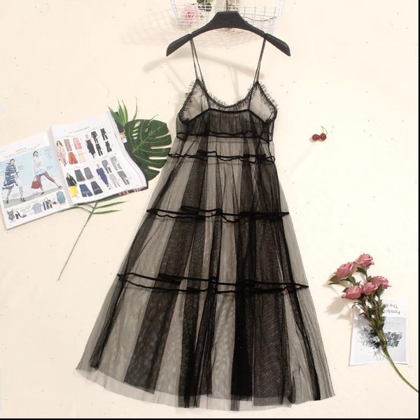 2021 autumn long summer dress women mesh dress lace spaghetti strap dresses ladies maxi gauze dress sundress vestidos a1024, Black;gray
2021 autumn long summer dress women mesh dress lace spaghetti strap dresses ladies maxi gauze dress sundress vestidos a1024, Black;gray