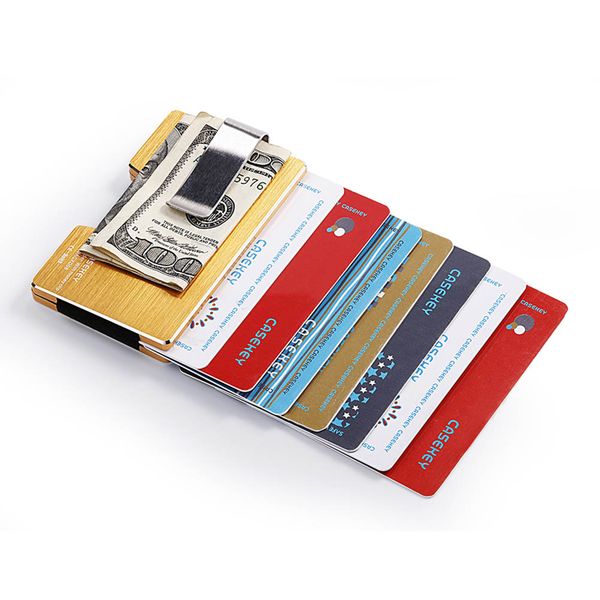 new men aluminum alloy wallet money bag wallet rfid blocking slim cash credit card holder purse carteira masculina billetera, Red;black
new men aluminum alloy wallet money bag wallet rfid blocking slim cash credit card holder purse carteira masculina billetera, Red;black