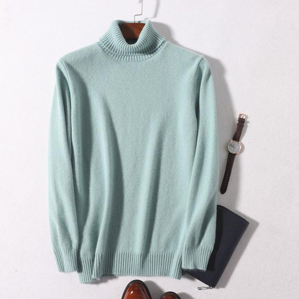 100% cashmere turtleneck sweater men's sweater 2021 autumn and winter knitwear warm men's pullover, White;black
100% cashmere turtleneck sweater men's sweater 2021 autumn and winter knitwear warm men's pullover, White;black