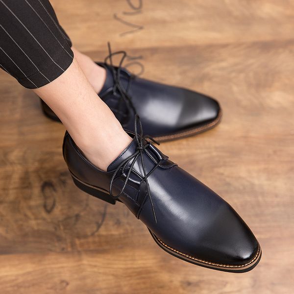 464748 size spring mens pointed leather shoes british casual glossy mens shoes korean fashion hair stylist tide shoes men, Black
464748 size spring mens pointed leather shoes british casual glossy mens shoes korean fashion hair stylist tide shoes men, Black